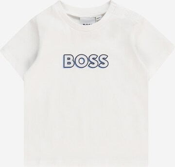 BOSS - Camiseta en blanco: frente