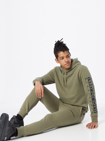 NAPAPIJRI Sweatshirt 'Badas' in Grün