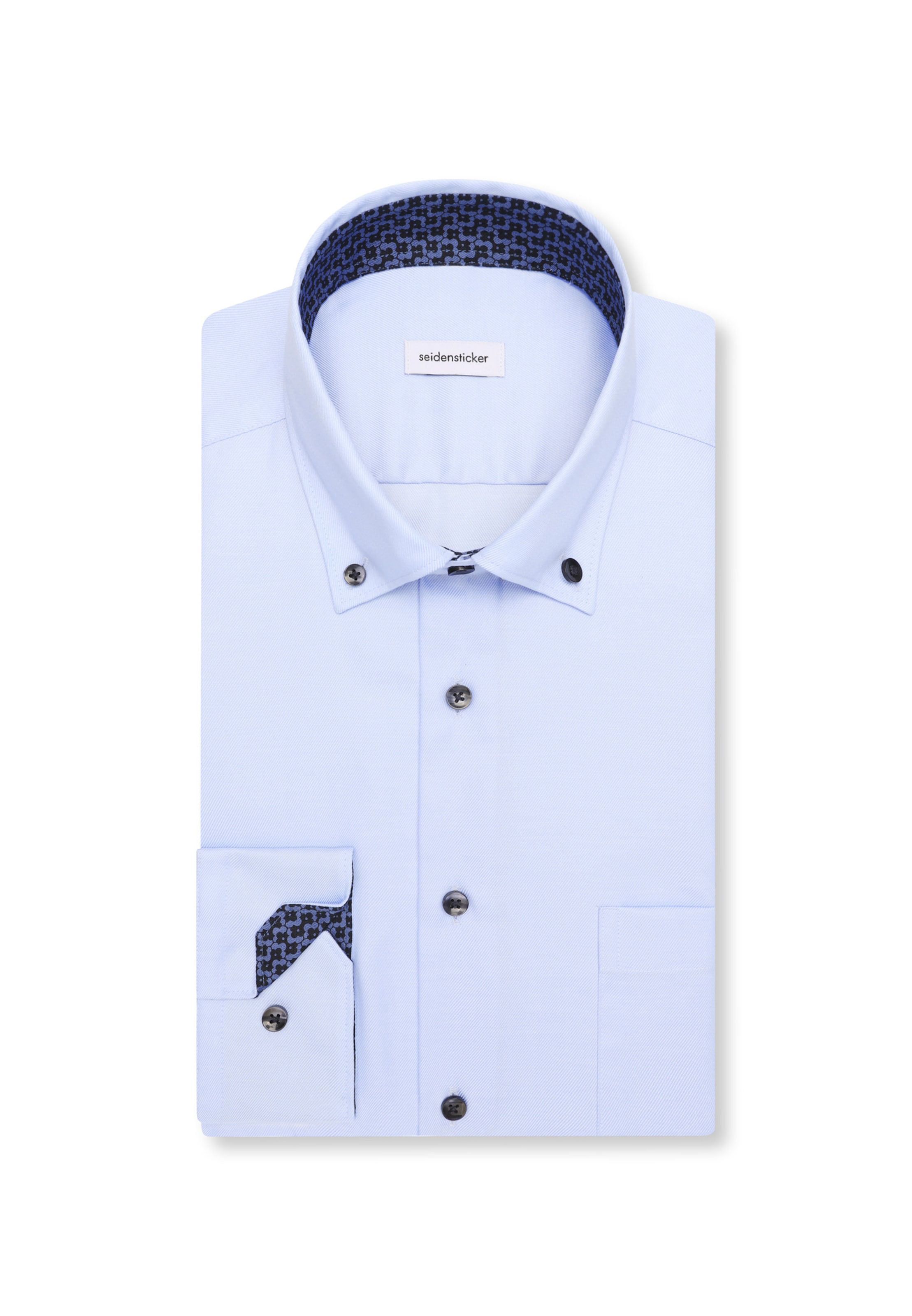 SEIDENSTICKER Regular fit Zakelijk overhemd in Blauw