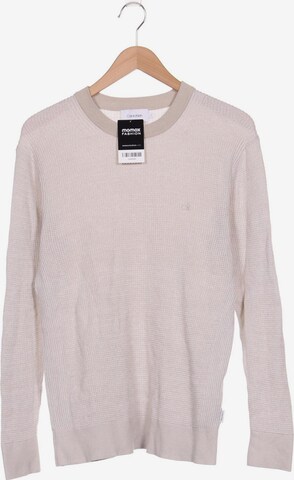 Calvin Klein Sweater & Cardigan in S in Beige: front