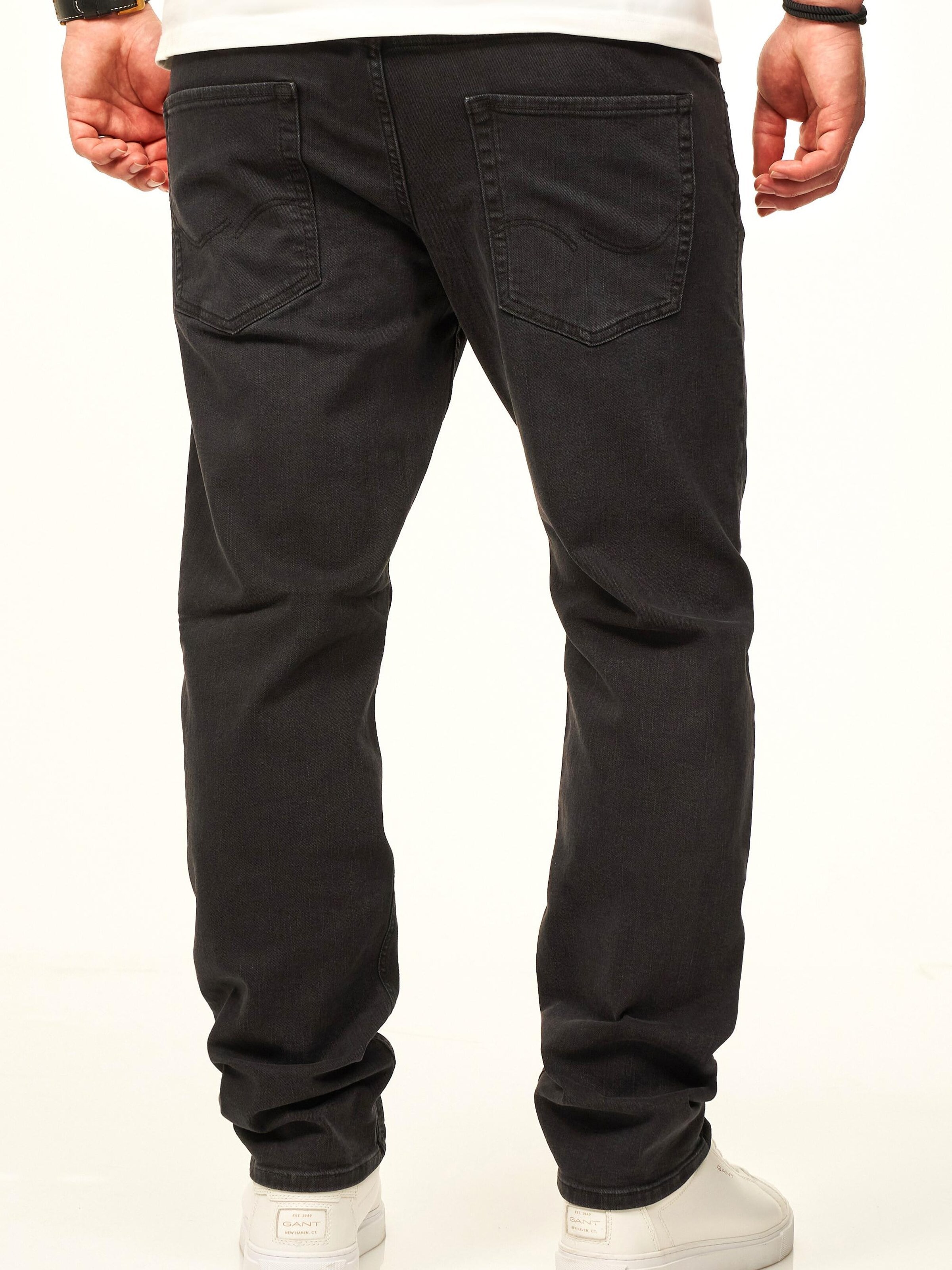 JACK & JONES Tapered Jeans in Black
