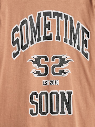 T-Shirt SOMETIME SOON en orange