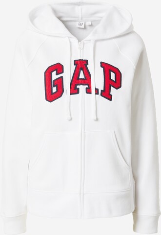 GAP Sweatjakke i hvid: forside