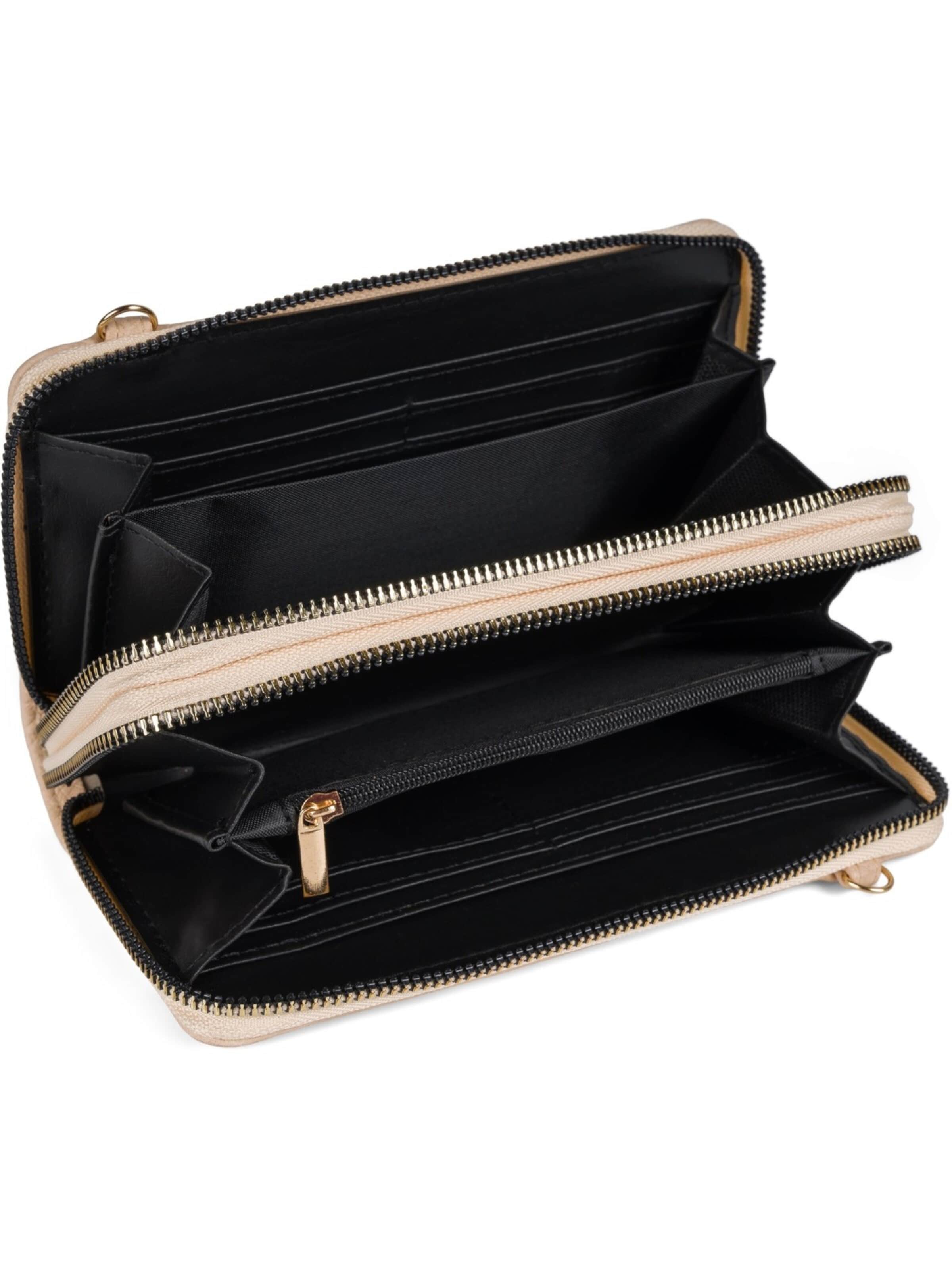 styleBREAKER Umhängetasche '2 in 1 Umhängetasche - Geldbörse'‌‌‌ in Beige