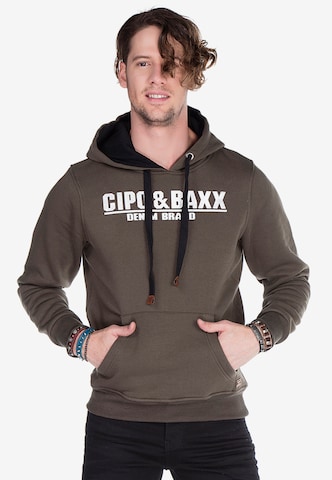 CIPO & BAXX Sweatshirt 'Tribe' in Bruin