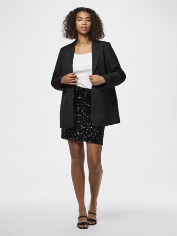 PIECES - Falda 'PCKAM' en negro