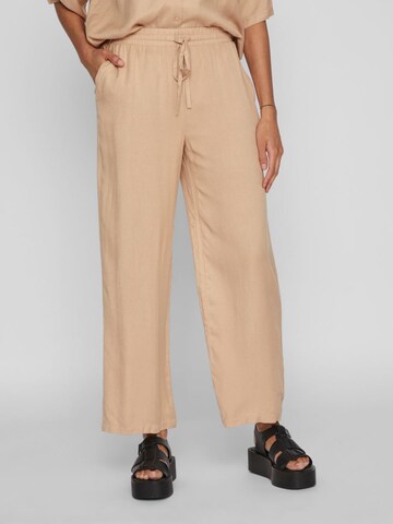 Loosefit Pantalon 'VIPricil' VILA en marron : devant