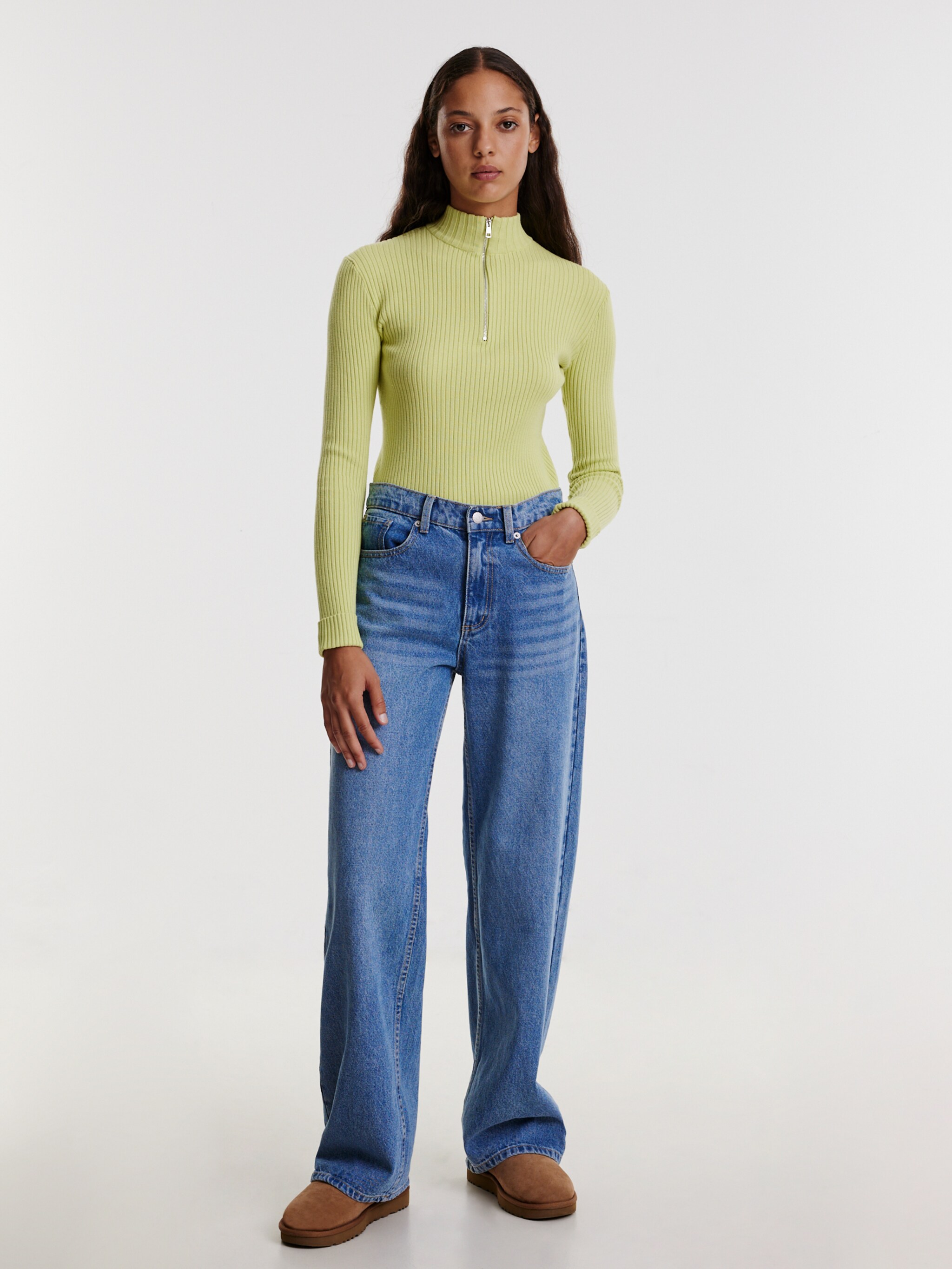 EDITED Produits Pull-over 'ALISON' jaune