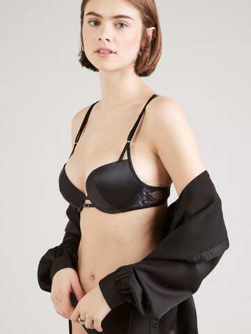 TRIUMPH Push-up Bra 'Crazy Stupid Love' in Black: front