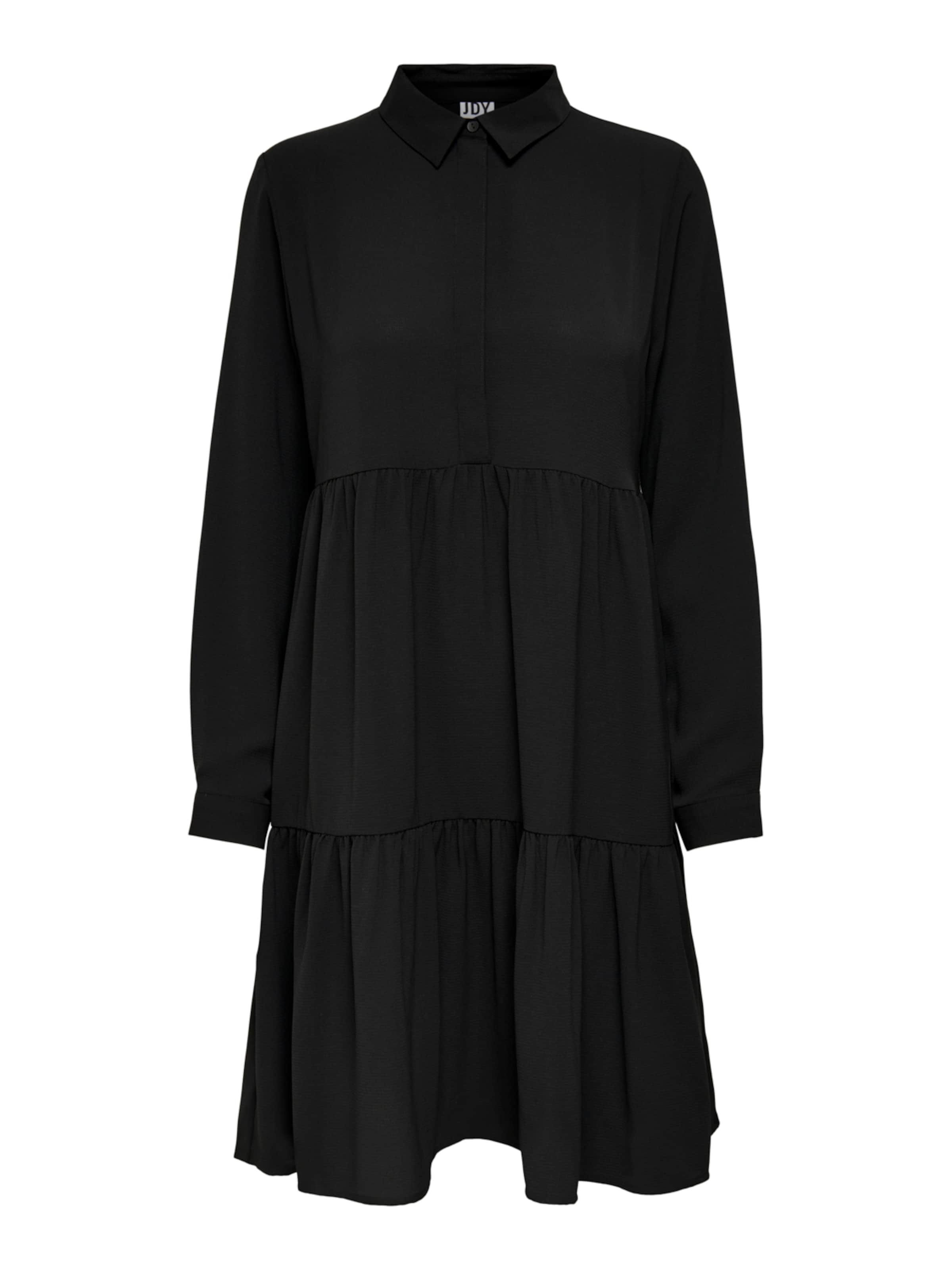 JDY - Vestido camisero 'Piper' en negro: frente