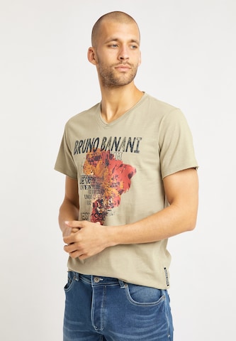 BRUNO BANANI T-Shirt 'Davis' in Grün: predná strana