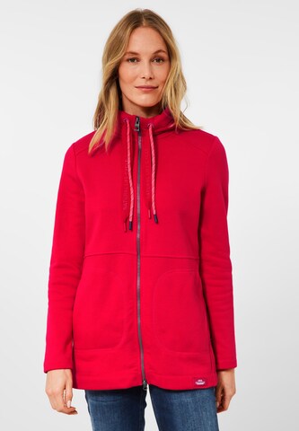 CECIL Sweatjacke in Rot: predná strana