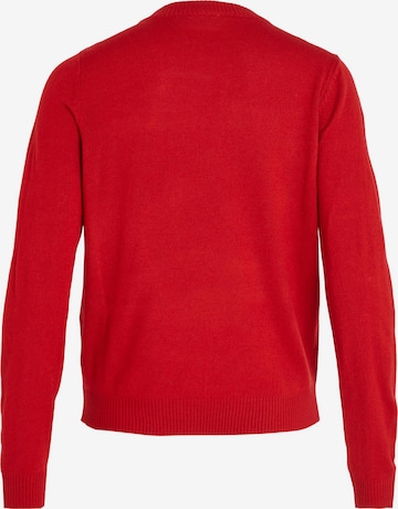 VILA Sweater 'Season' in Red