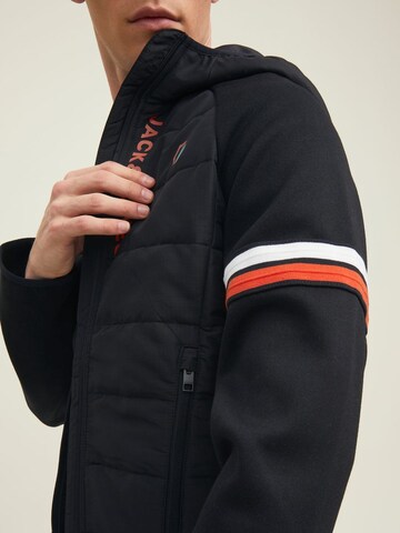 JACK & JONES Overgangsjakke 'Logan' i sort
