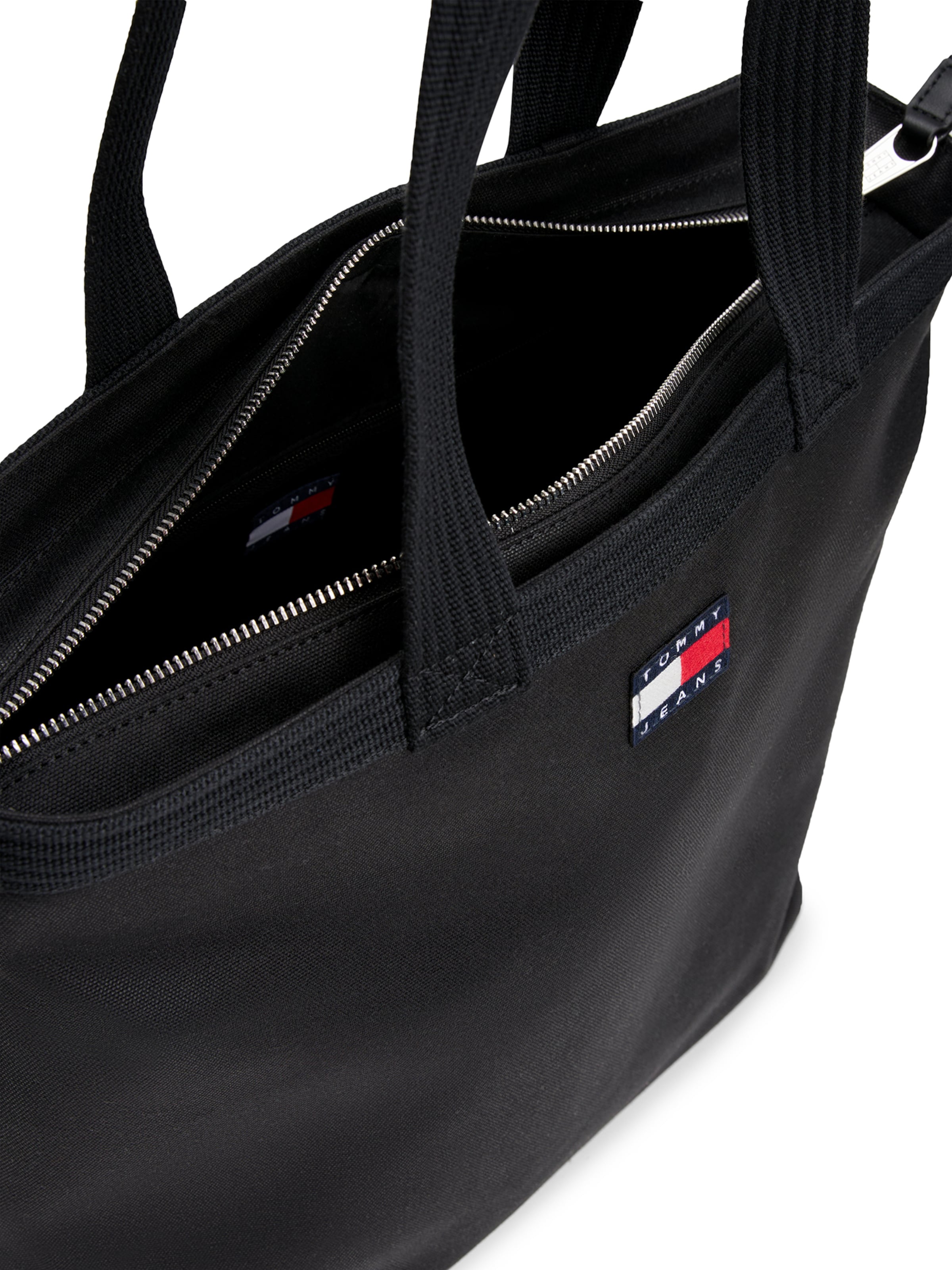 Tommy Jeans Shopper 'COLLEGIATE SUMMER' in Schwarz