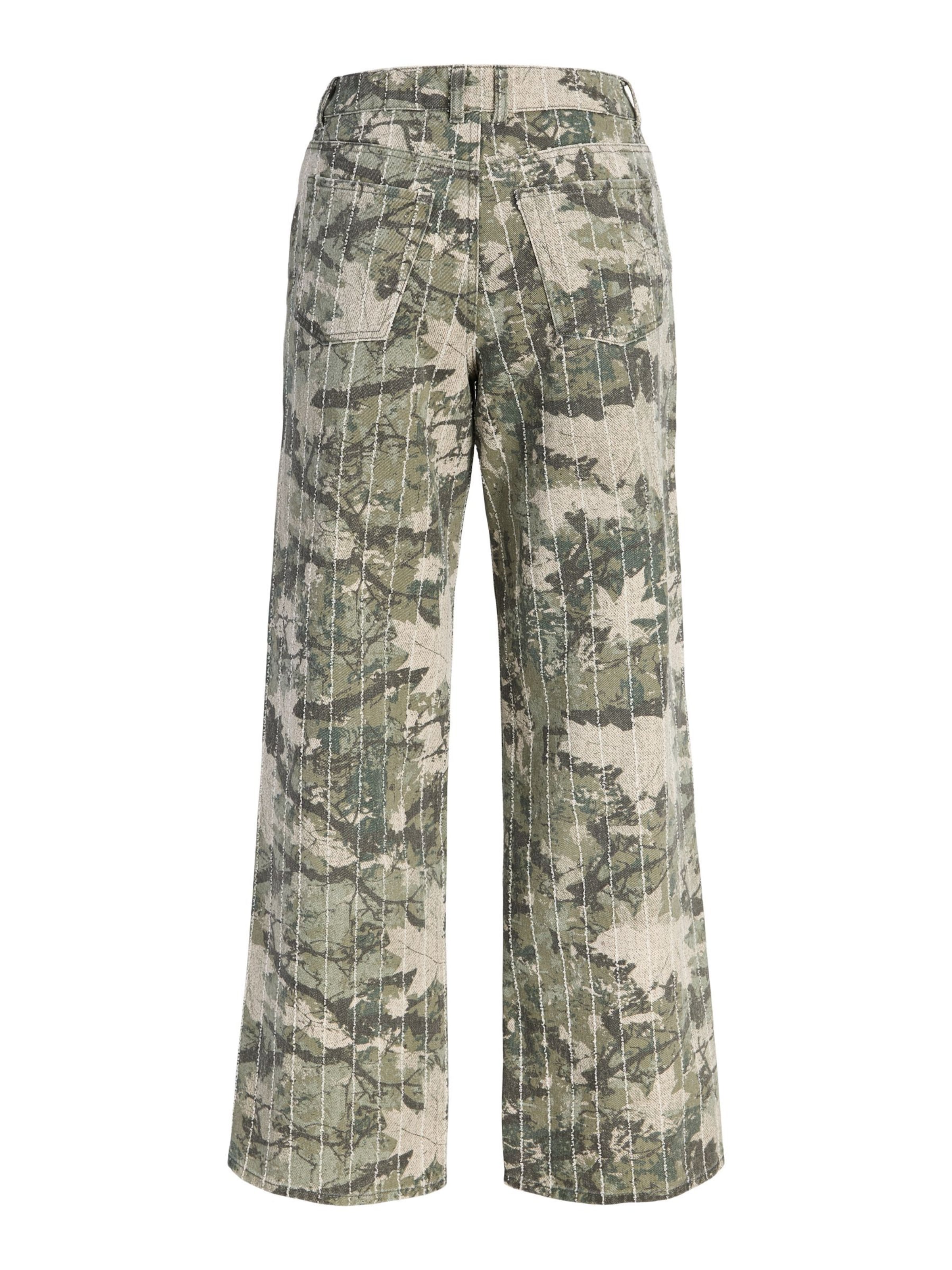 JJXX Wide leg Jeans 'JXZoe' in Groen