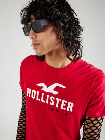 HOLLISTER Μπλουζάκι σε κόκκινο