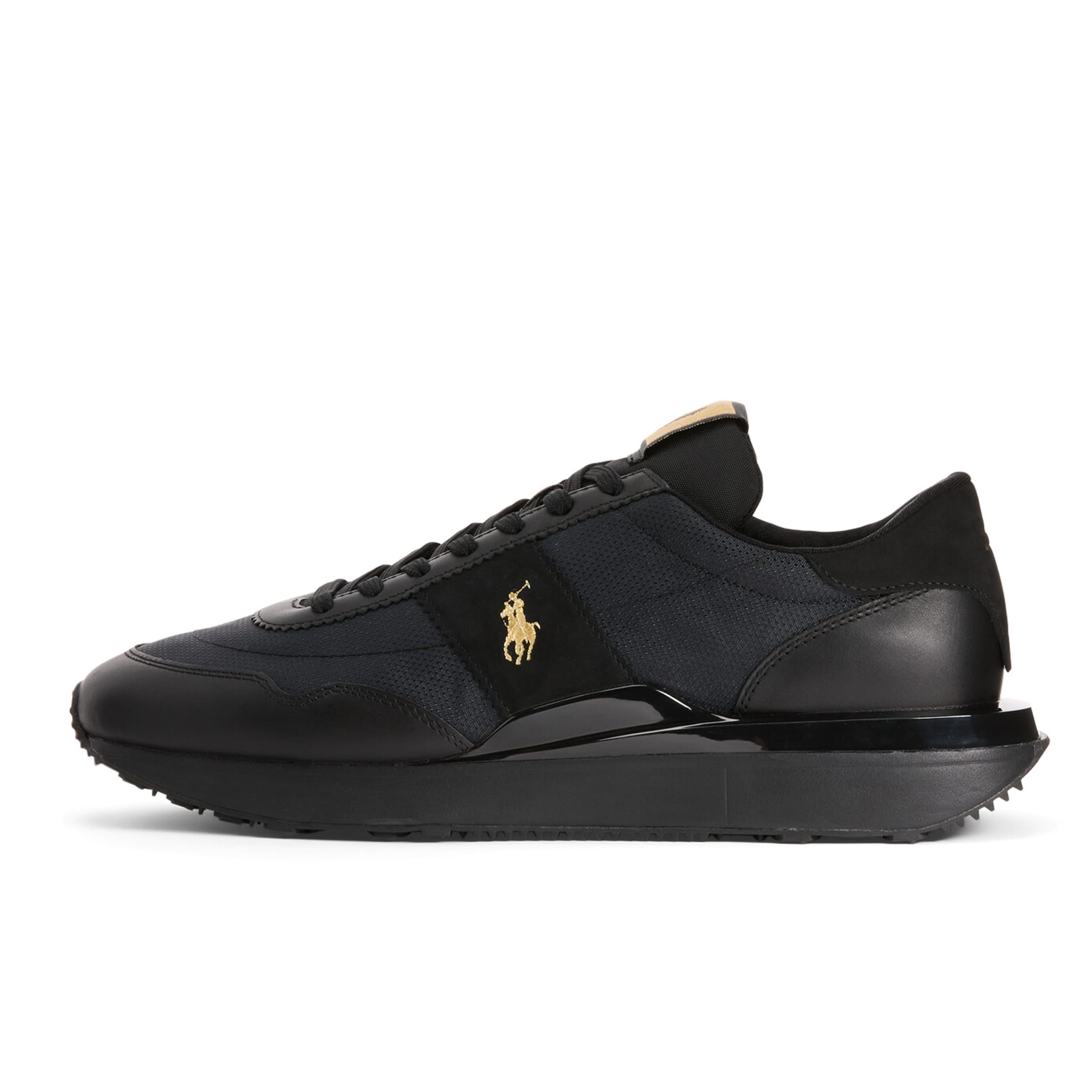 Polo Ralph Lauren Sneakers 'TRAIN 89' in Black: front