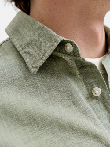 JACK & JONES Средняя посадка Рубашка 'JJESummer' в Зеленый