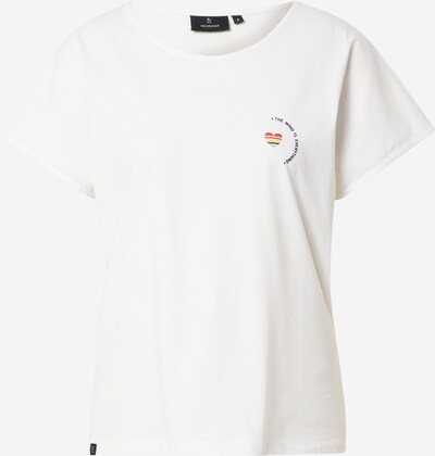 recolution T-Shirt 'ALOCASIA #MIND' in mischfarben / weiß, Produktansicht