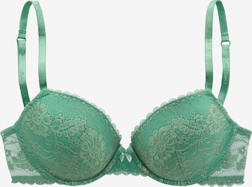 LASCANA Push-up BH in Grün: Vorderseite