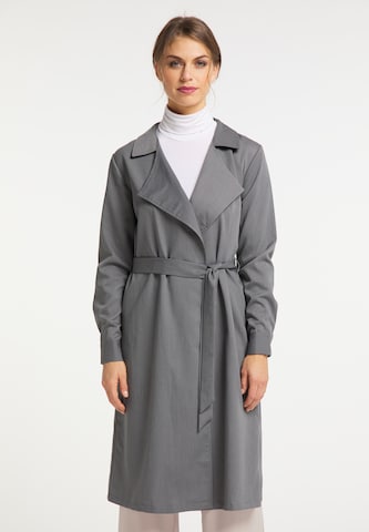 usha BLACK LABEL Between-Seasons Coat in Grey: front