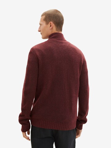 TOM TAILOR Sweater in Red