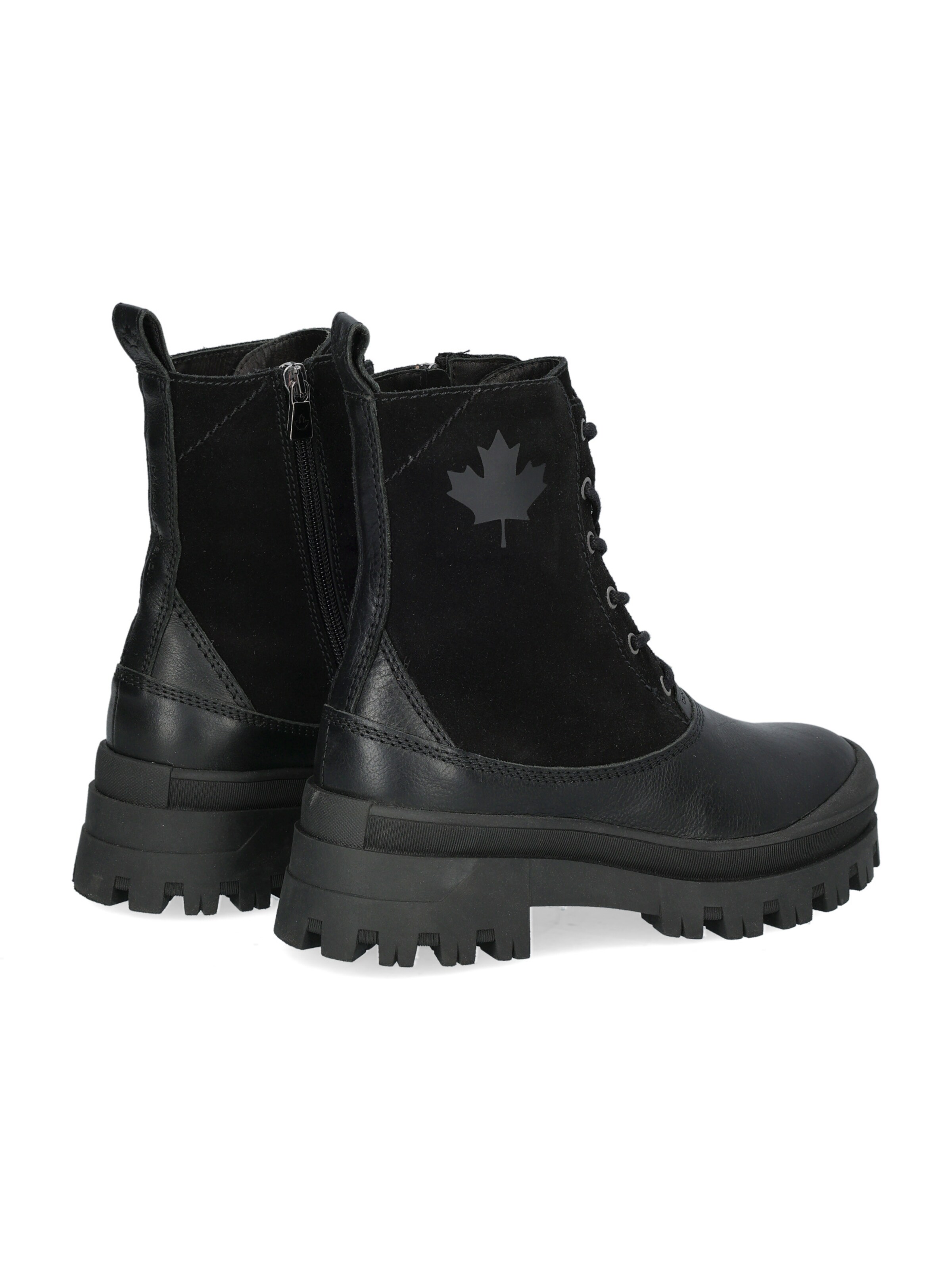 CANADA SNOW Schnürstiefel 'MOUNT NESSA' in Schwarz