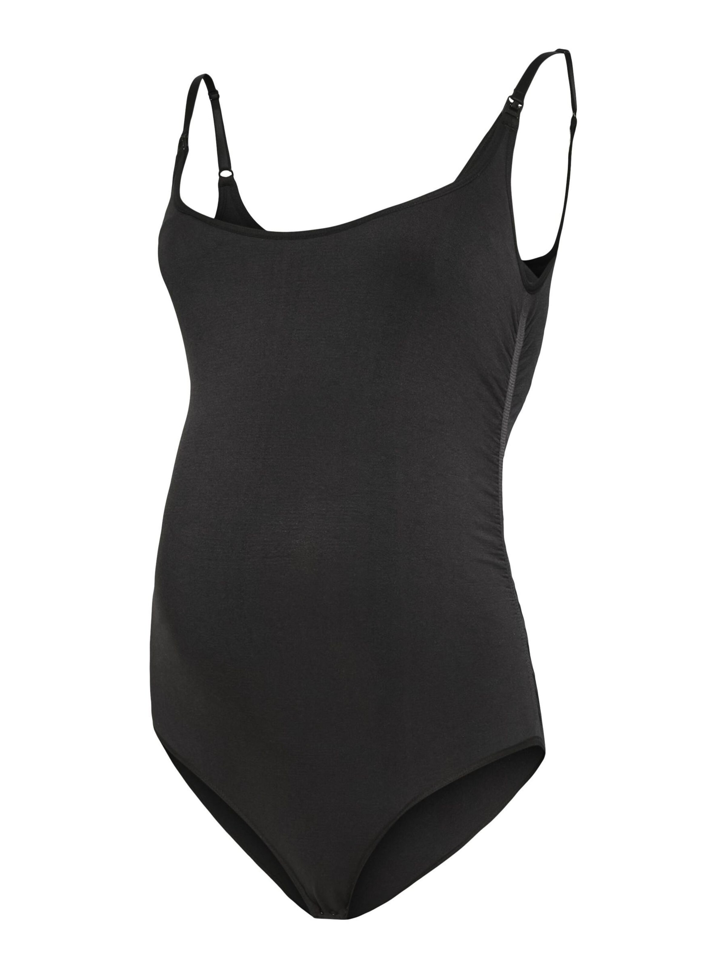 MAMALICIOUS Bodysuit in Black: front