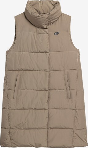 4F Sports vest in Beige: front