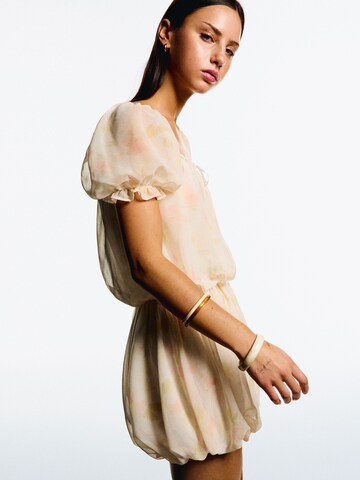 Bershka Dress in Beige
