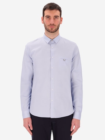 Distretto12 Regular fit Overhemd 'Omar' in Blauw: voorkant
