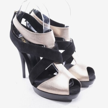 Fendi Sandals & High-Heeled Sandals in 38,5 in Black: front