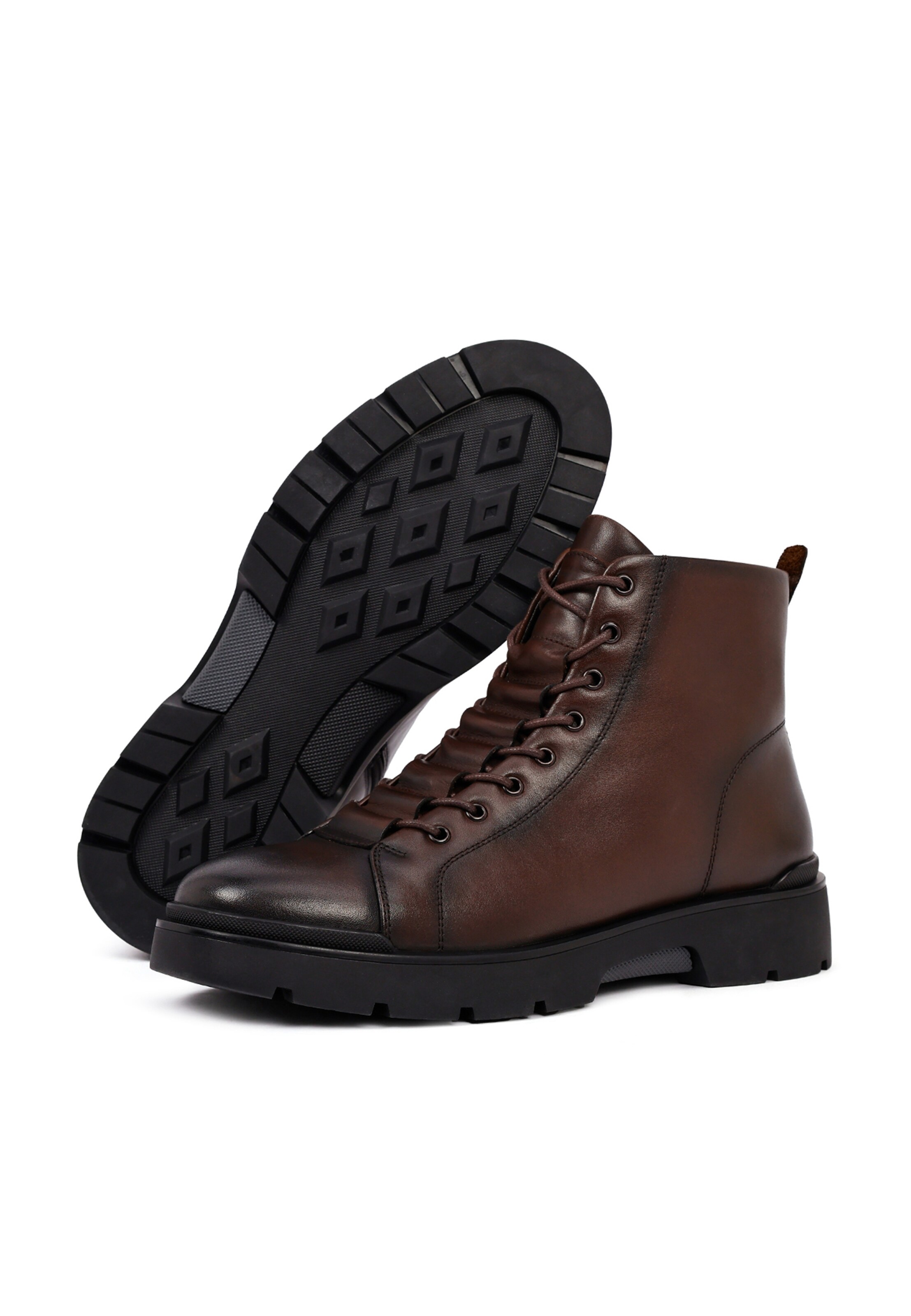Derimod Lace-up boots in Brown