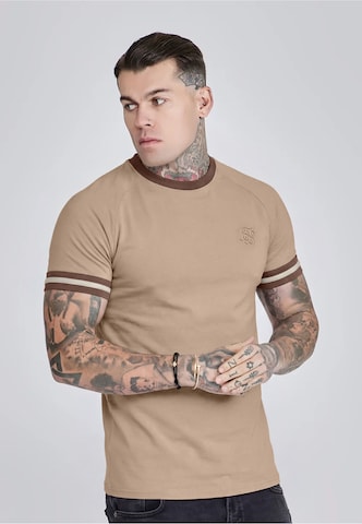 SikSilk - Camiseta 'Tournament' en beige