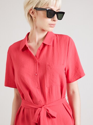 VILA - Vestido camisero 'VIJosa' en rojo