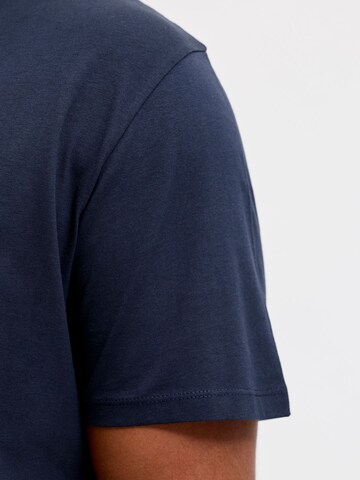 T-Shirt 'JCOFUSION' Jack & Jones Plus en bleu
