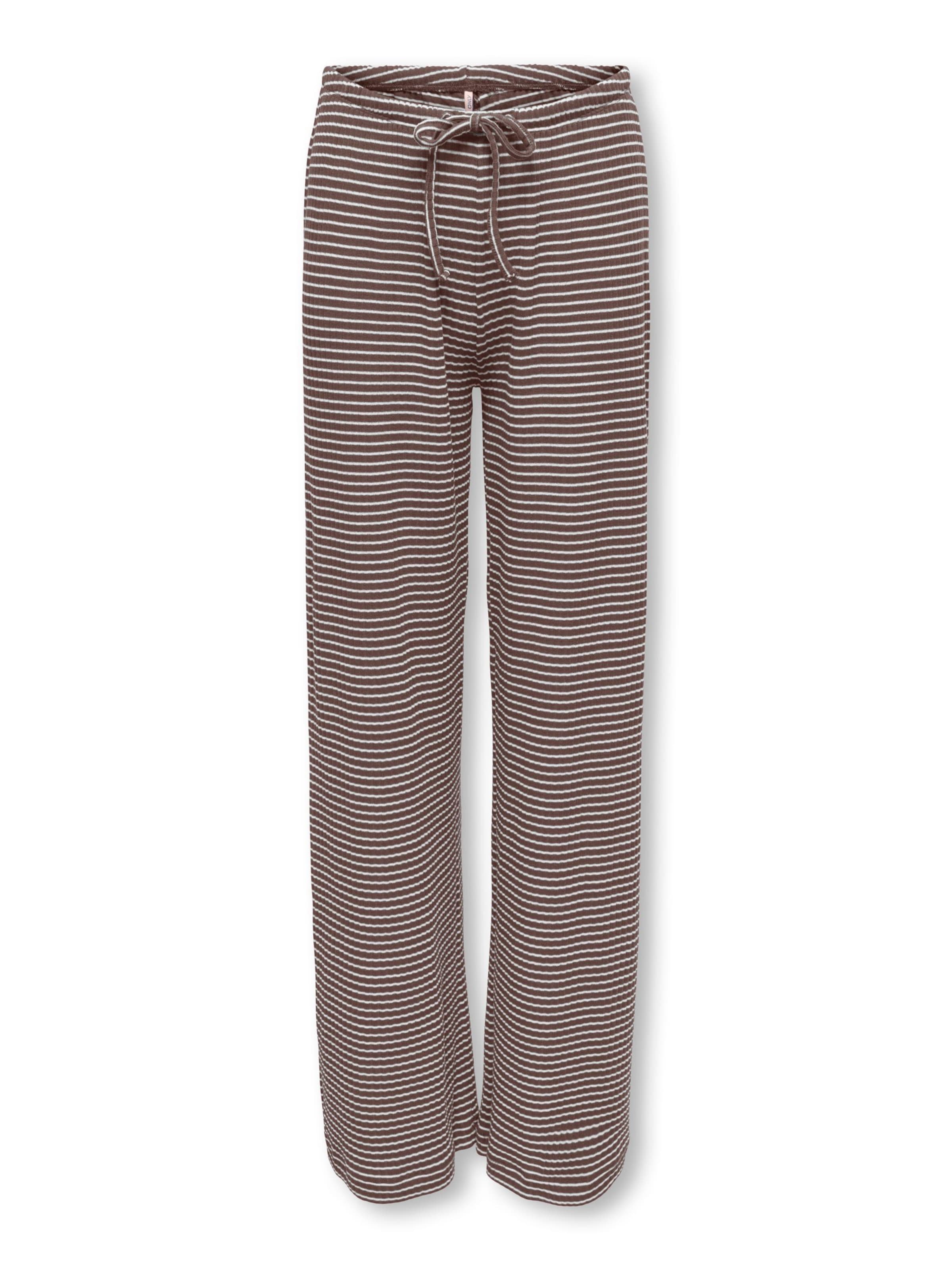 Wide Leg Pantalon 'KOGPamia' ONLY GIRLS en marron : devant
