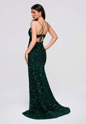 Ombre Avondjurk in Groen