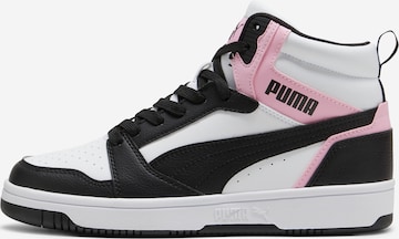 PUMA High-Top Sneakers 'Rebound v6' in White: front