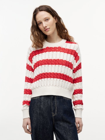 Tommy Jeans Sweater in Red: front