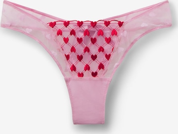 INTIMISSIMI Thong 'The Love Club' in Pink: front