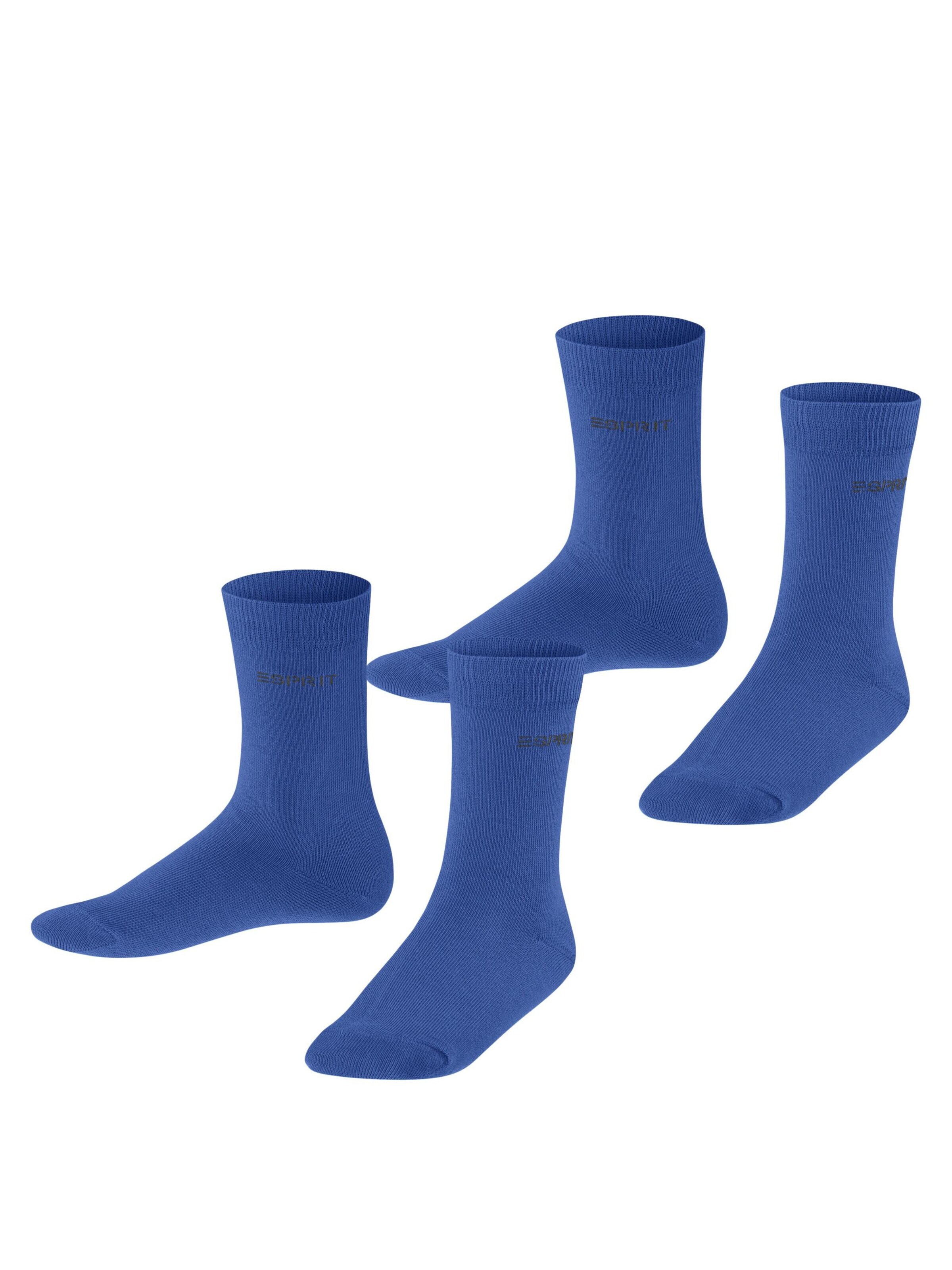 ESPRIT Socks 'Foot Logo 2-Pack' in Blue: front