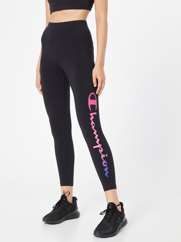 Champion Authentic Athletic Apparel Skinny Sportnadrágok - fekete: elől