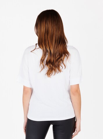 T-shirt 'CHAMPAGNE' Key Largo en blanc