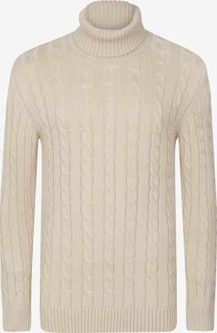 Pull-over Felix Hardy en beige : devant