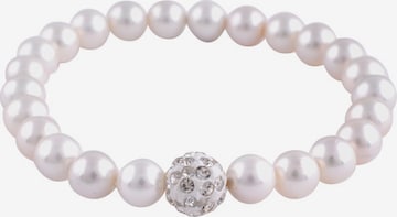 Leslii Bracelet in White: front