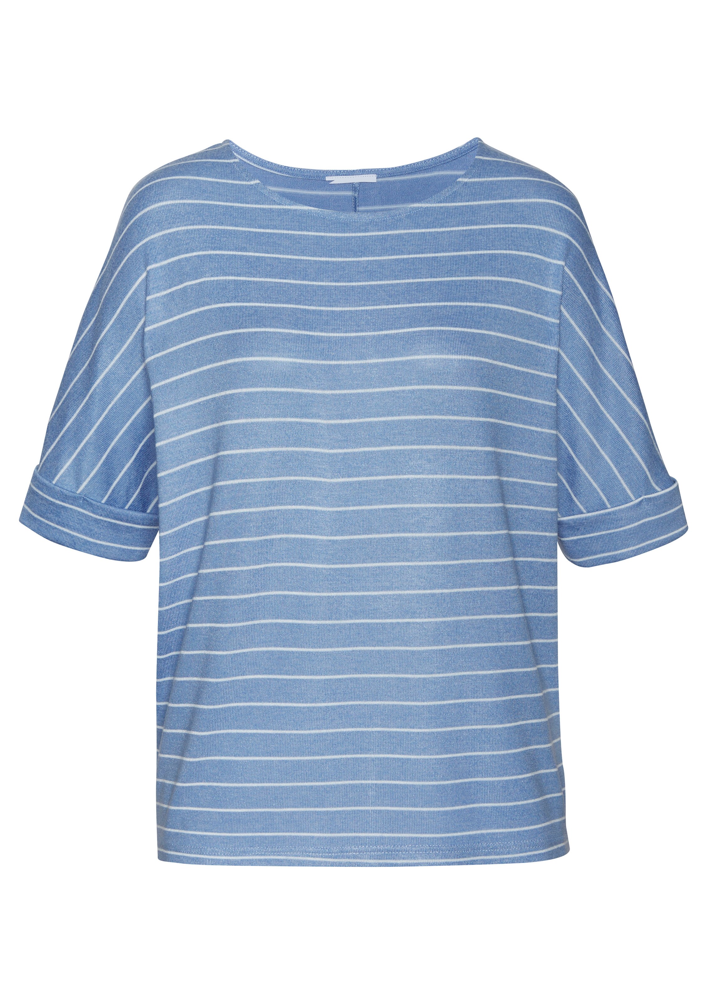 LASCANA Shirt in Blue: front