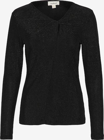 SOAKED IN LUXURY Bluse i sort: forside