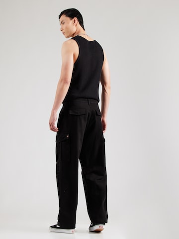 ALPHA INDUSTRIES Baggy Cargobroek 'Aircraft' in Zwart
